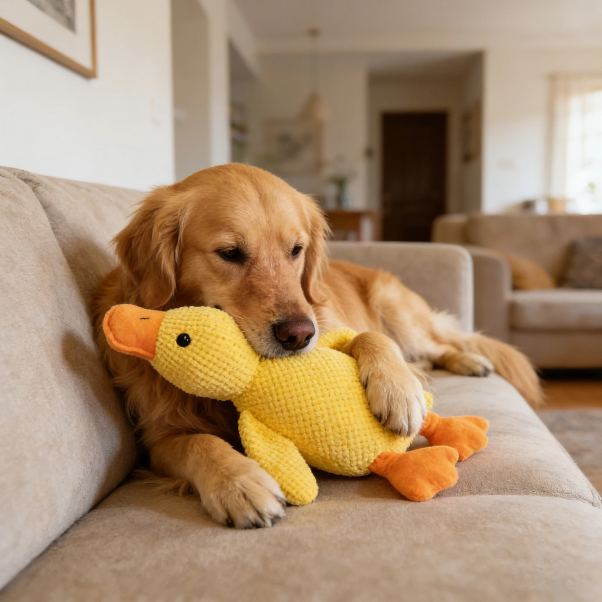 Dog Toys Durable for Biting and Teething Make Sounds to Relieve Boredom Plush Sleeping Small 1005011883974348