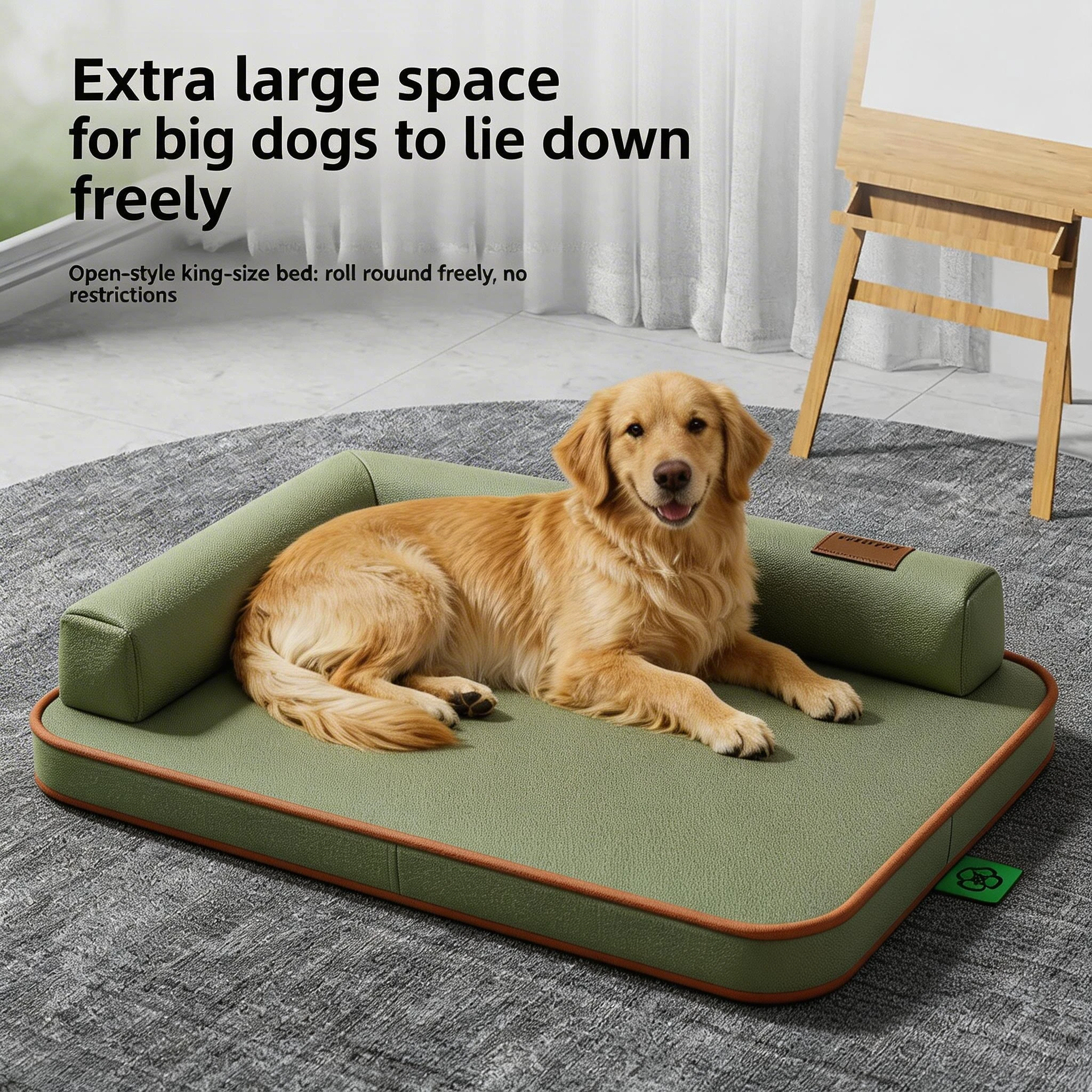 Dog Mat Suitable for All Seasons, Medium-Sized and Large Waterproof Tear Resistant Dog Bed 1005011886863150