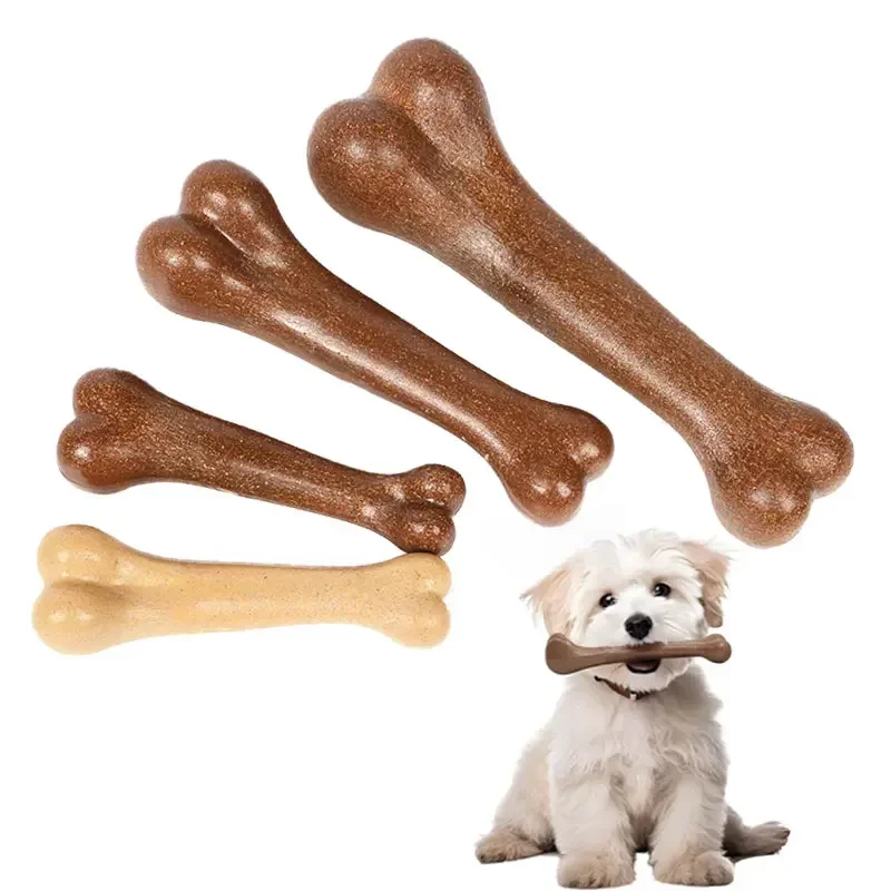 Dog Bone Chews Toys Nearly Ind Estructible Natural Non-Toxic Anti-Bite Puppy Toys for Small Medium 1005011888674972