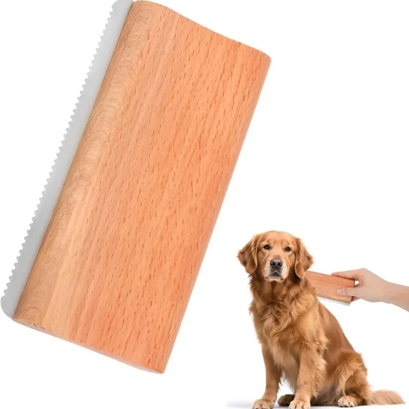Pet Hair Removal Comb Wood Horse Brush Dog Hair Removal Comb Equestrian Shaver Horse Brush Horse 1005011889168690