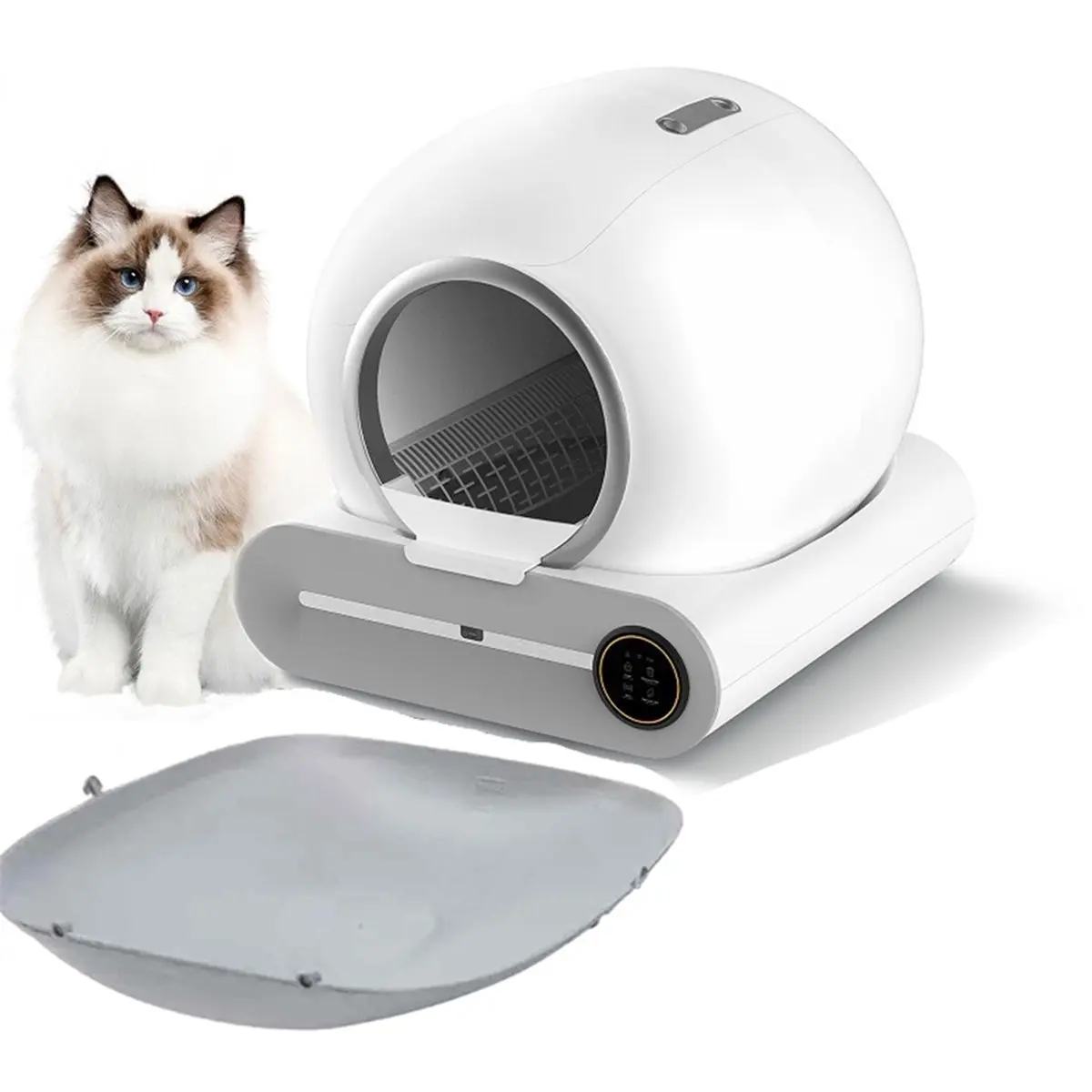 1pc Automatic Intelligent Cat Litter Box, Cat Toilet Bottom Support Mat, Cat Litter Accessories Box 1005011889806851