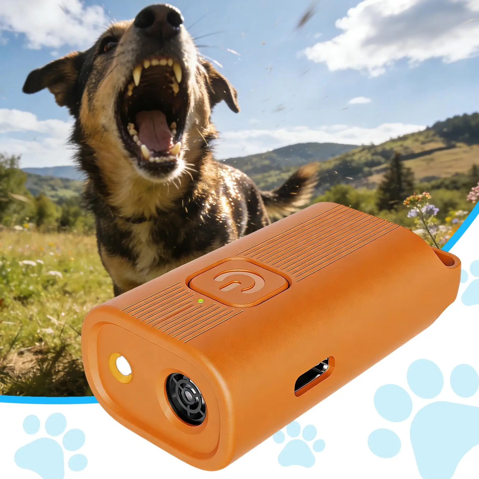 Ultrasonic Dog Repeller Electric Dog Repellent Portable Dog Trainer Anti-Barking Training Device 1005011890672924
