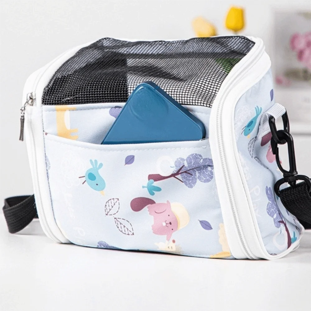 Transparent View Guinea Pig Carry Bag Large Space Detachable Portable Pet Bag Breathable Adjustable 1005011890768344
