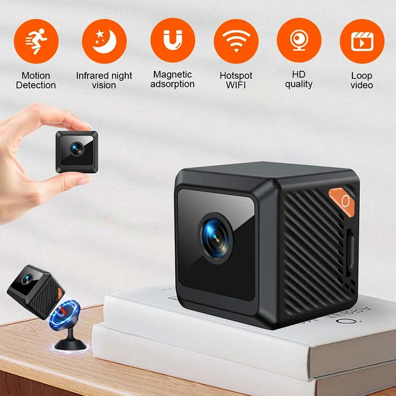 Mini Camera Strong Magnetic 4K Wireless WiFi Camera Baby Monitor Pet Detection Home Safety Security 1005011890776527