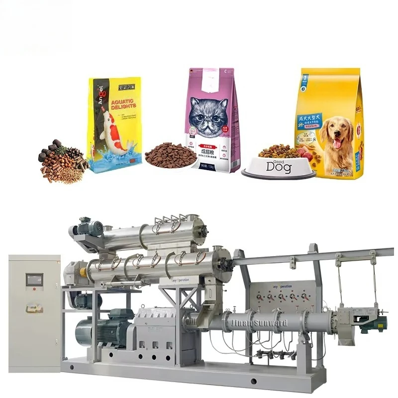 Custom Dog Food Extruder Machine Cat Food Making Machine Floating Fish Feed Extruder Pet Food 1005011891422429