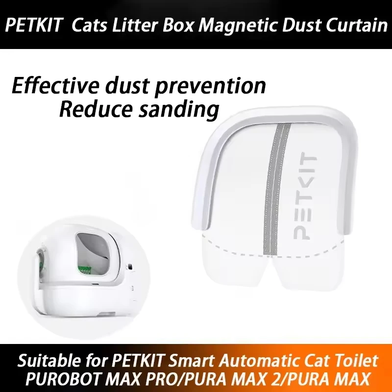 PETKIT Magnetic Dustproof Door Curtain 2nd Generation Small Pet Cat Toilet MAX Special Dustproof 1005011892252795