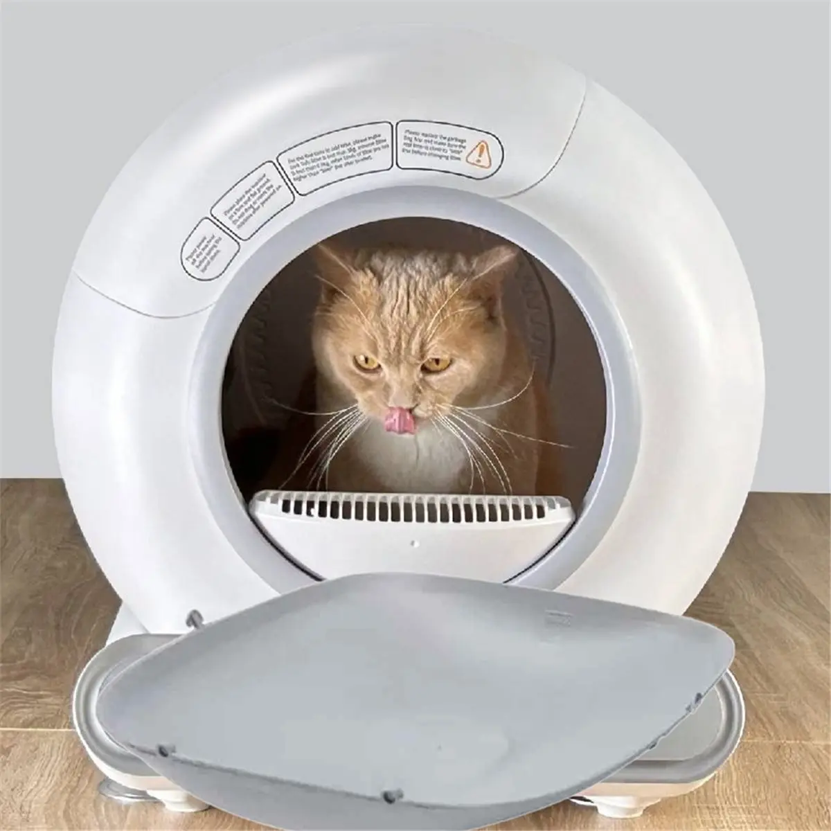 2026 New 1pc Automatic Intelligent Cat Litter Box, Cat Toilet Bottom Support Mat 1005011894857754