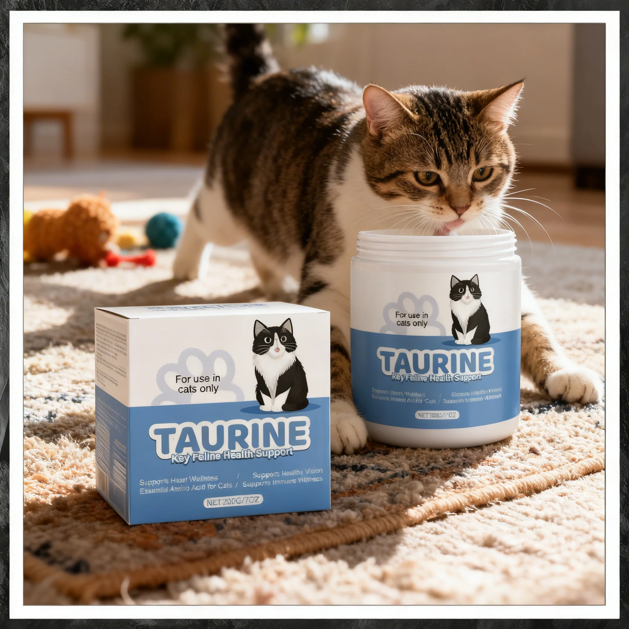 Cat Supplements Taurine Powder For Cats Pure Taurine Supplement Nutritional Powder For Cat Immune 1005011895831565