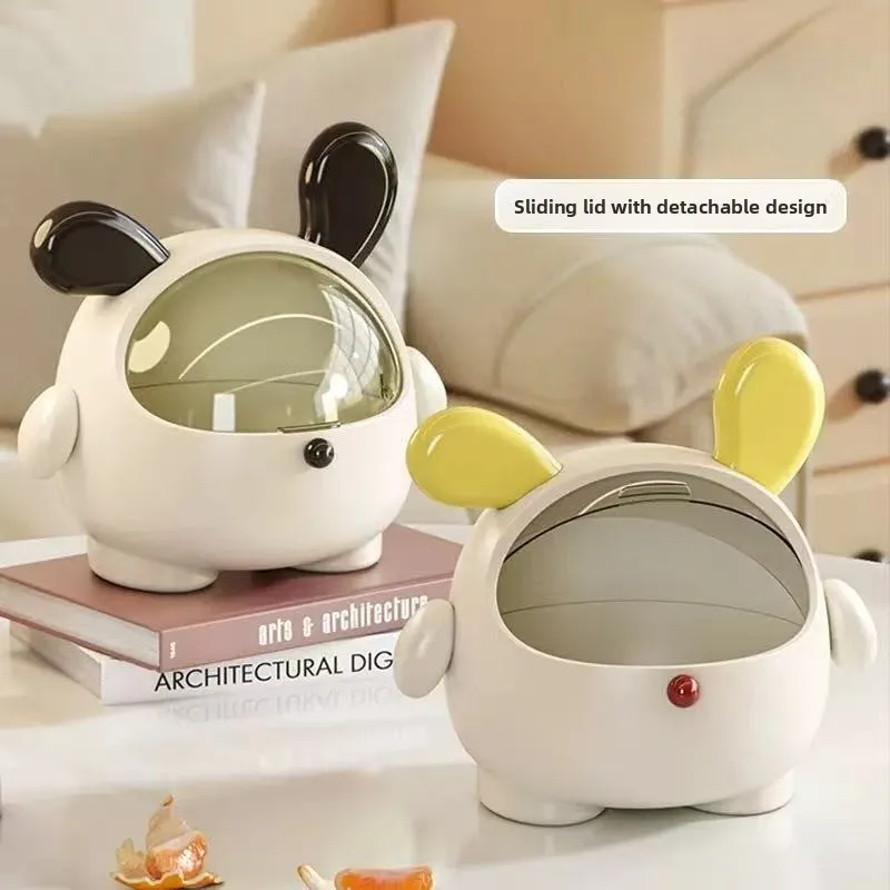 Kawaii Korean Storage Rack Desktop Rabbit Storage Box Desk Organizer Bin Cute Student Girls Hair 1005011896906185