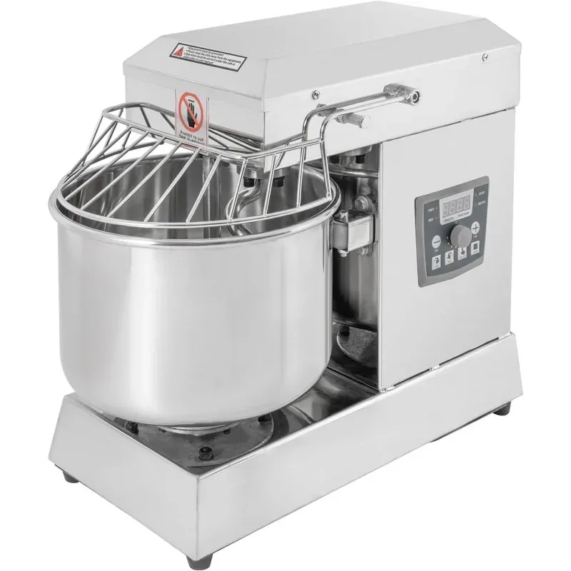 Food Mixer, .qt Capacity, Kw Dual Rotating Dough Kneading Machine with Stainless Steel Bowl 1005011897433351