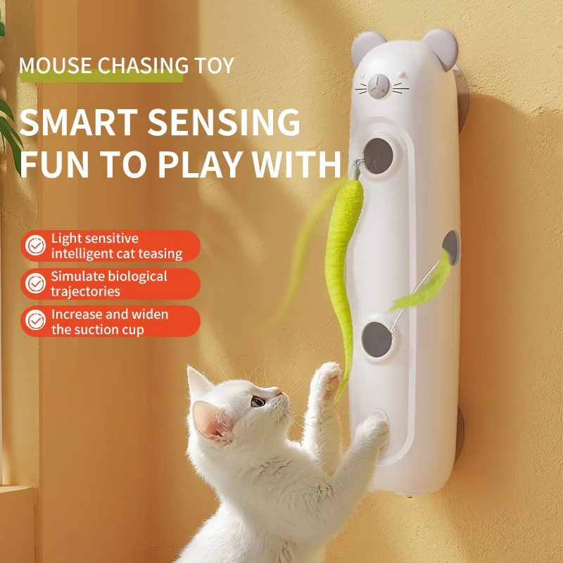 Electric Mobile Caterpillar Cat Toy, Automatic Interaction with Flash, Indoor and Outdoor Cat Play 1005011898057582
