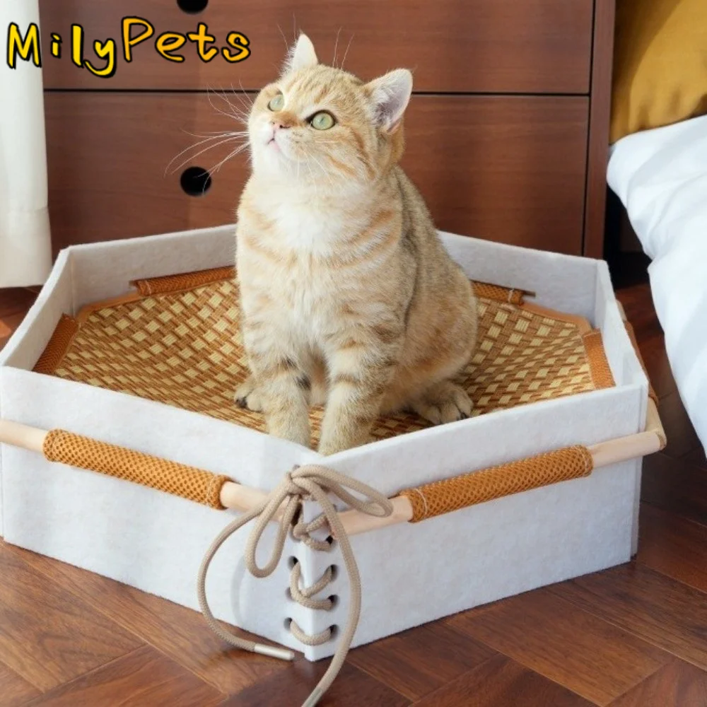 Wear Resistant Cat Sofa Bed Detachable Moisture-Proof Cool Nest Cooling Stable Structure Elevated 1005011898095465