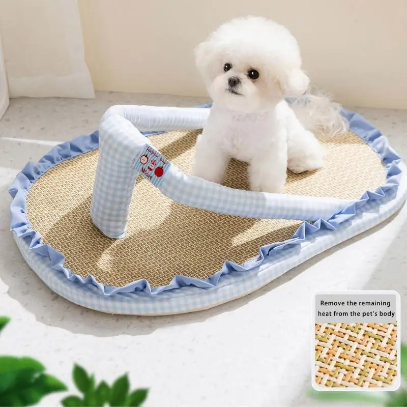 Cooling Cats Bed Slipper Shaped Pet Pad Cushions Cooling Bed for Hot Season Sleep Bed Cushions Sofa 1005011898972654