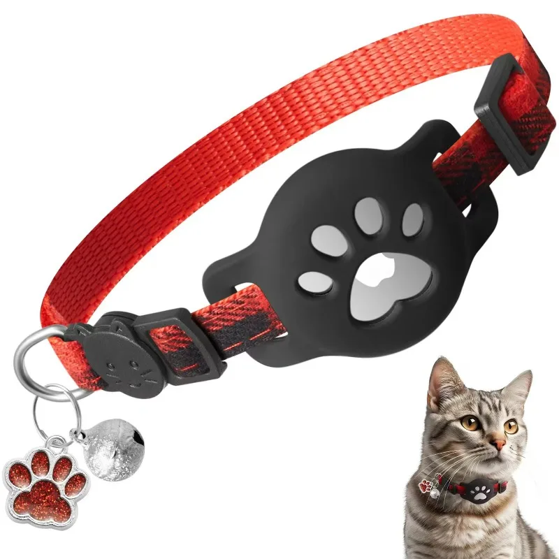 Pet Collar for Airtag Cat Collar Paw Bell Pendant Collar Locator Collar GPS Trackers Pets 1005011902953884