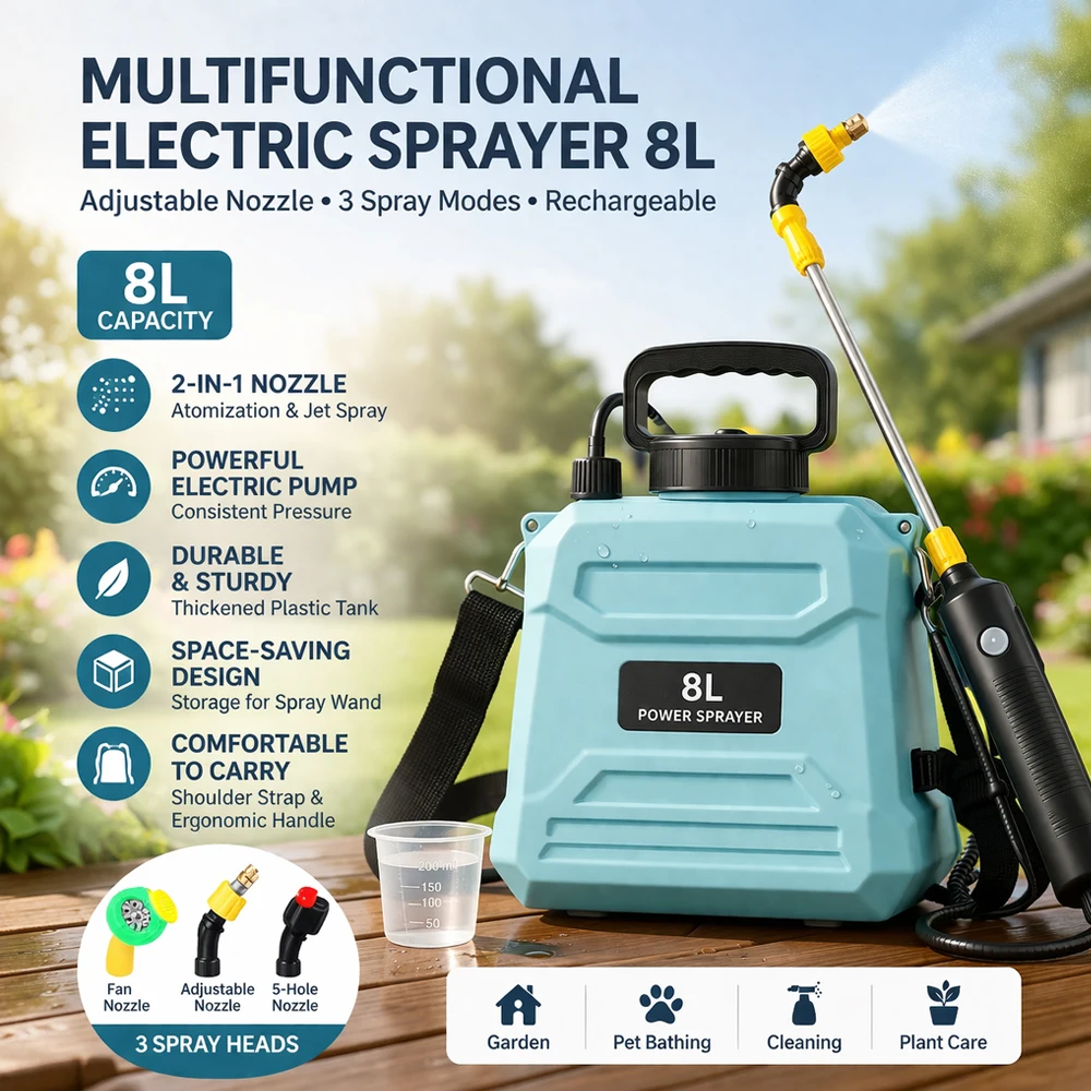 Electric Small Pesticide Spray 5/8L Can Automatically Recover High-Pressure Sprayer 1005011903239565