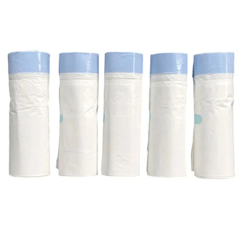 AT43-100 Pcs Cat Litter Box Liners, Pull-And-Tie Bags for Easy Clean, Poop Bags, Cat Supplies 1005011907965029