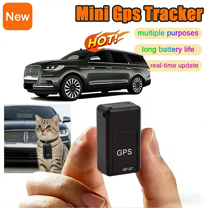 Gf07 Mini Car Gps Tracker Real-Time Gps Tracking Device Magnetic Sim Message Positioner Anti-Theft 1005011910251708