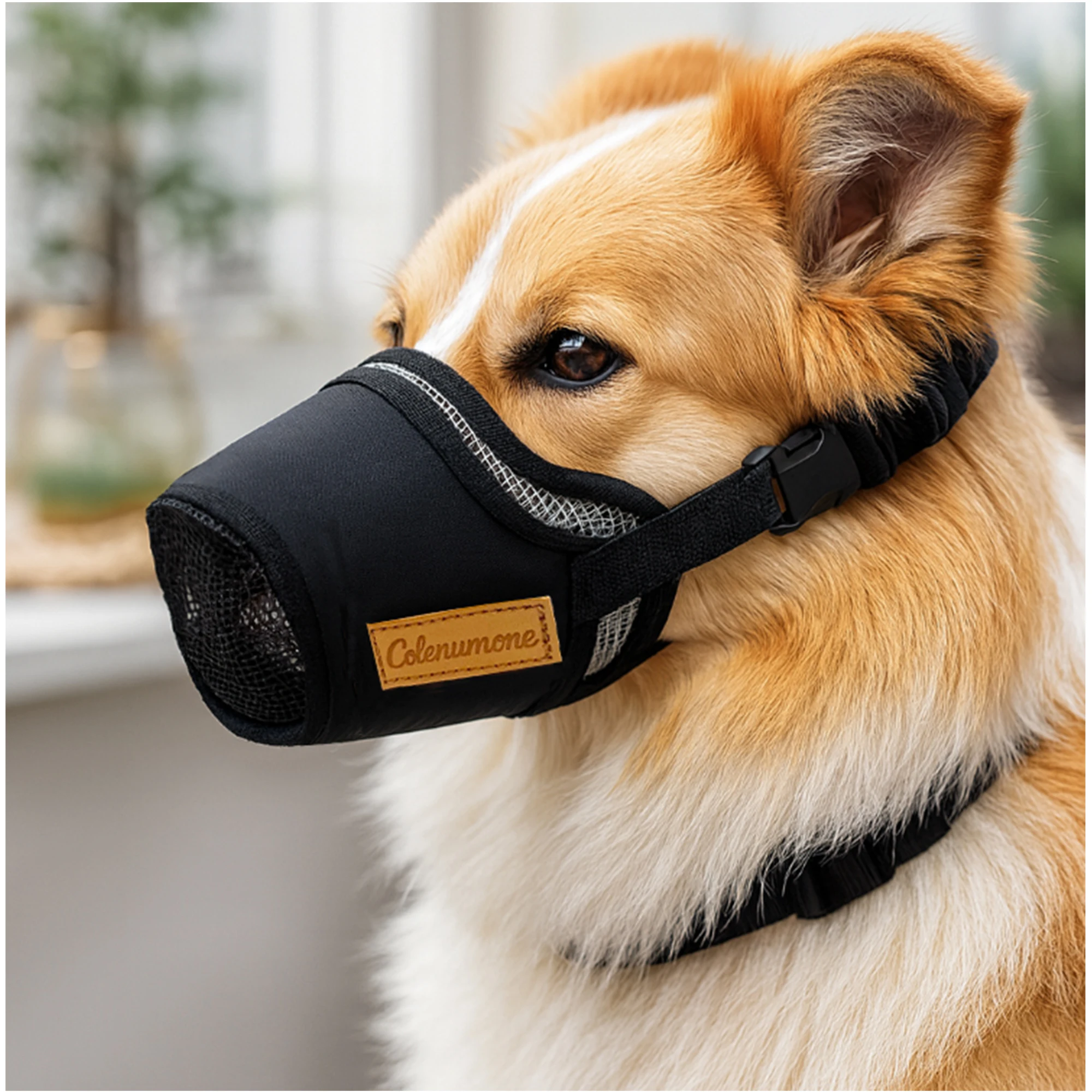 New Product Dog Muzzle Anti-Slippery Function Anti-Sudden Lunging Medium Large-Sized Dogs 1005011912990839