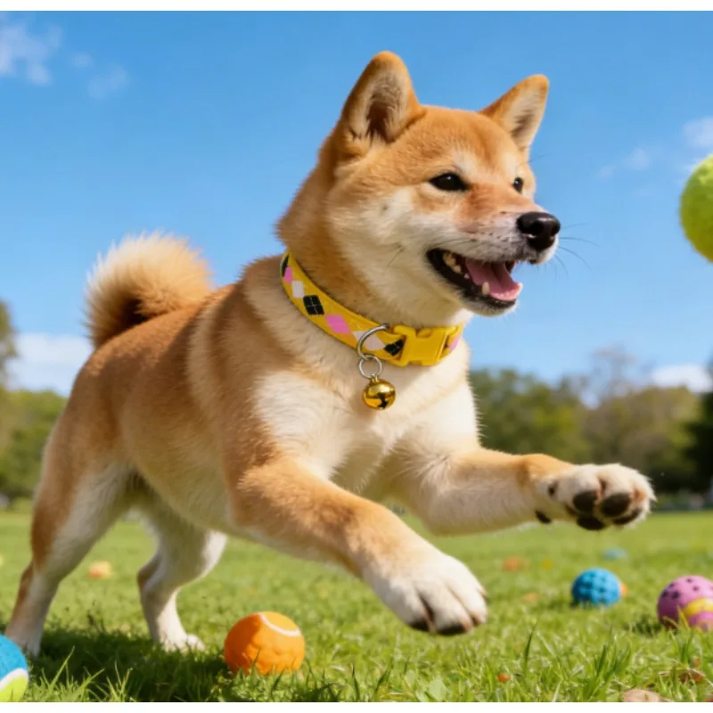 Pet Collar Universal for Cats and Dogs, Adjustable Size, Cute Pattern 1005011913274704