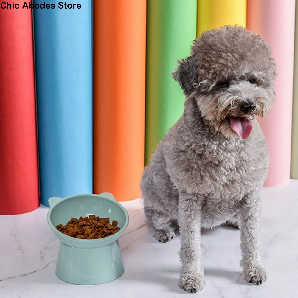 Slanted Dogs Feeders for Cats Puppy Pet Feeder Bowl Pet Bowls Pet Products Food Water Bowl Dog 1005011915852752