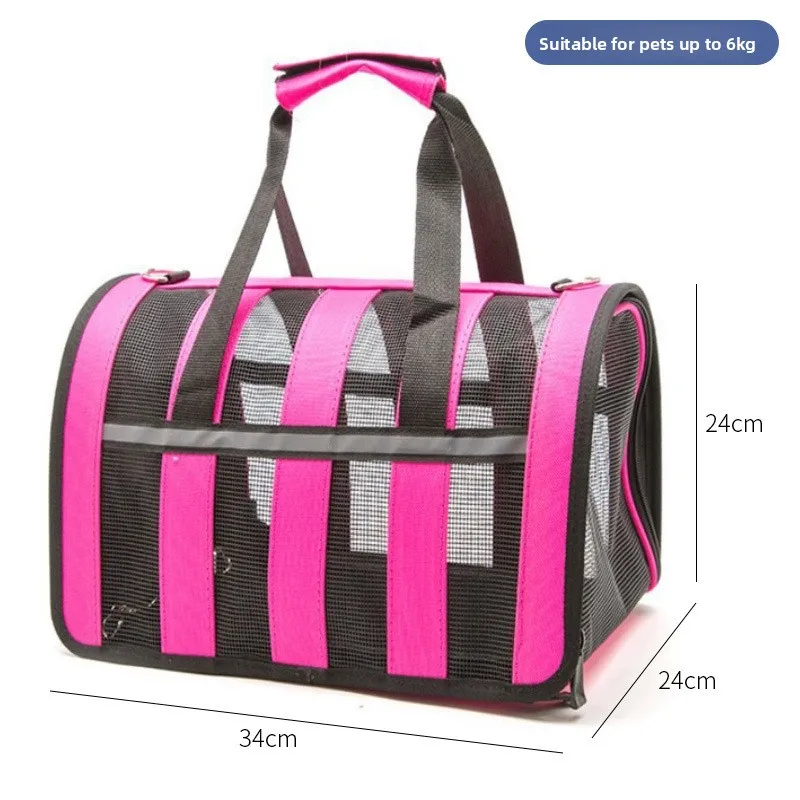 Portable Cat Carrier Bag Outdoors Breathable Crossbody Pet Bag Cat Cage Cat Bag Dog Backpack 1005011919866089