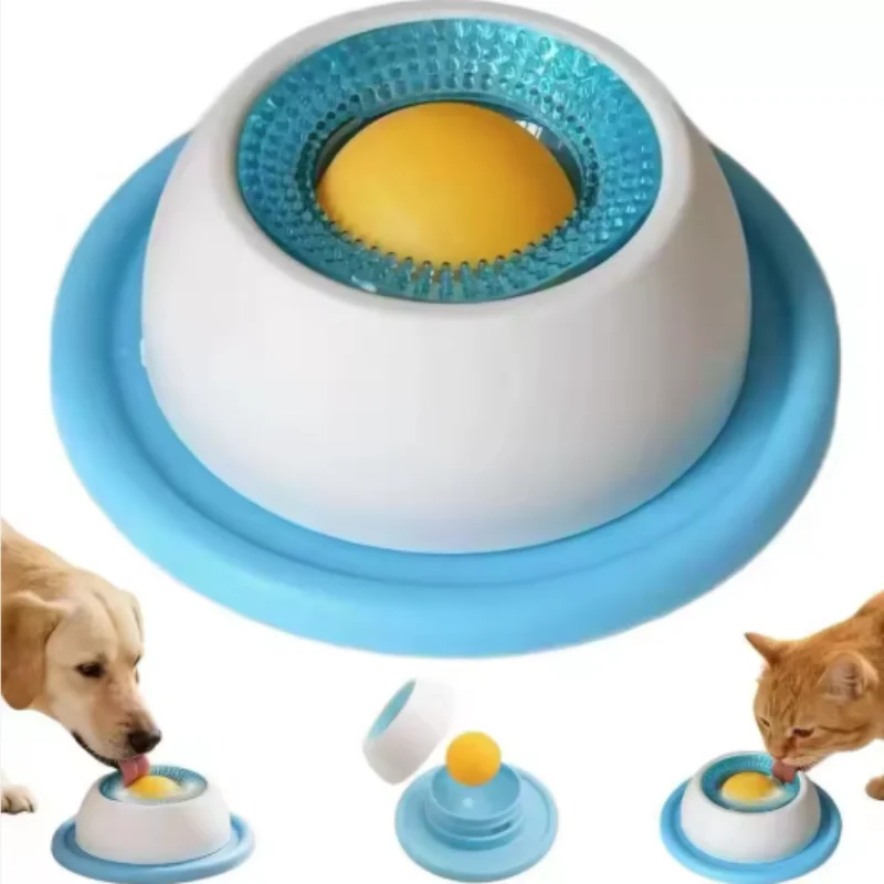 Interactive Dog Toys Slow Feeder Food Dispenser Lick Toys for Puppy Training and Cat Feeding Crate 1005011924852017