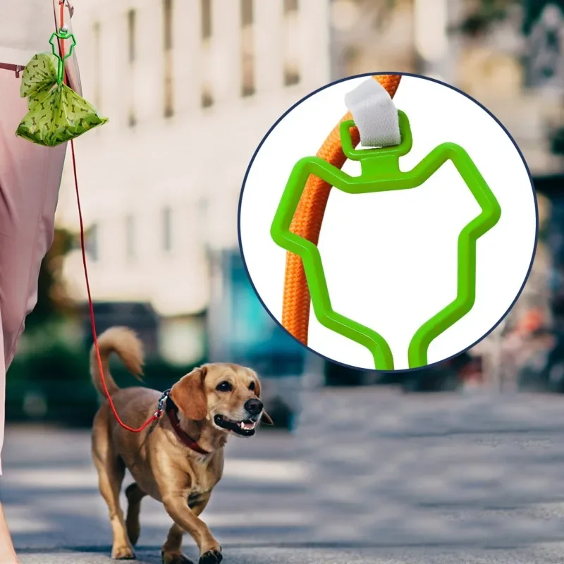 Dog Poop Bag Holder Pet Waste Carrier Clip Hands-Free Dog Leash Dispenser Outdoor Walking Puppy 1005011927011977
