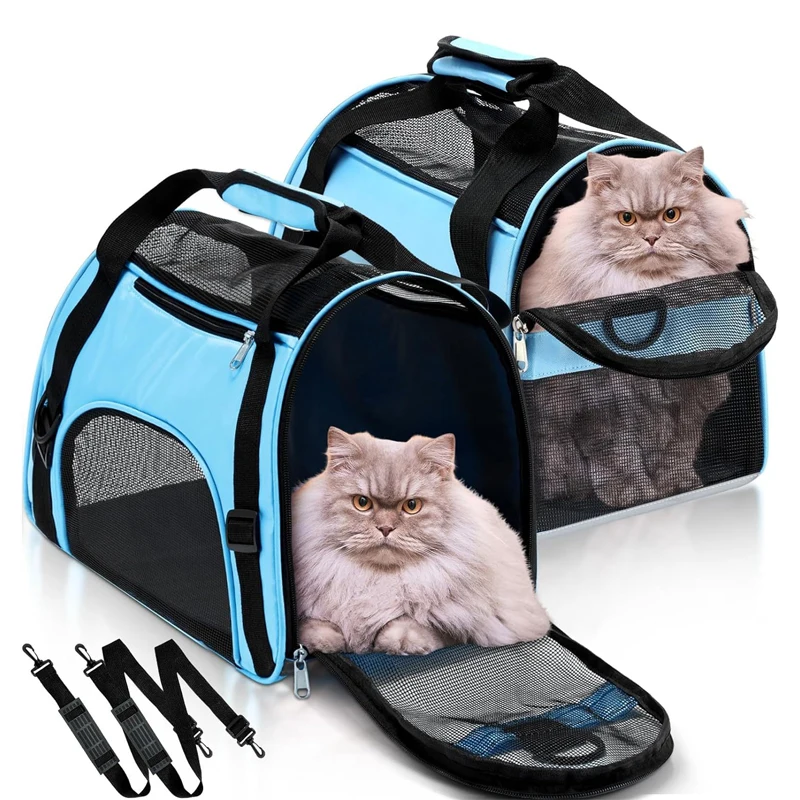 Cat Bags Portable Dog Carrier Bag Mesh Breathable Foldable Cats Travel Breathable 1005011927138395