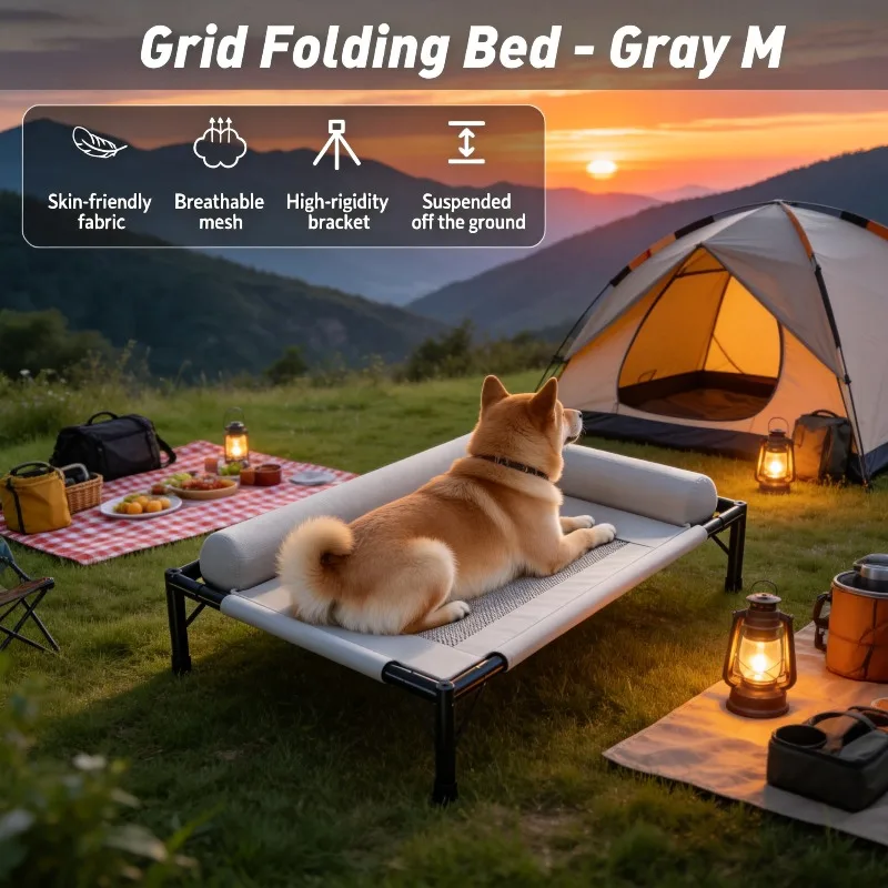 Dog House Foldable Dog Bed All Season Large and Small Dogs Camp Bed Detachable Waable Military Sle 1005011930555088