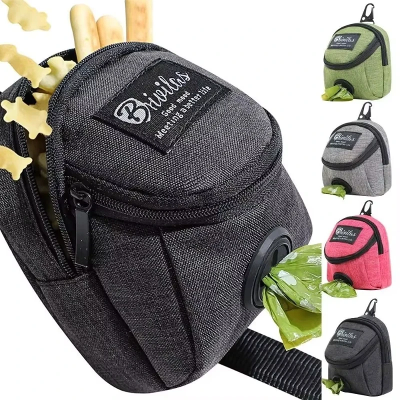 Portable Pet Dog Training Treat Pouch Multifunction Garbage Storage Puppy Snack Reward Waist Bag 1005011930864379
