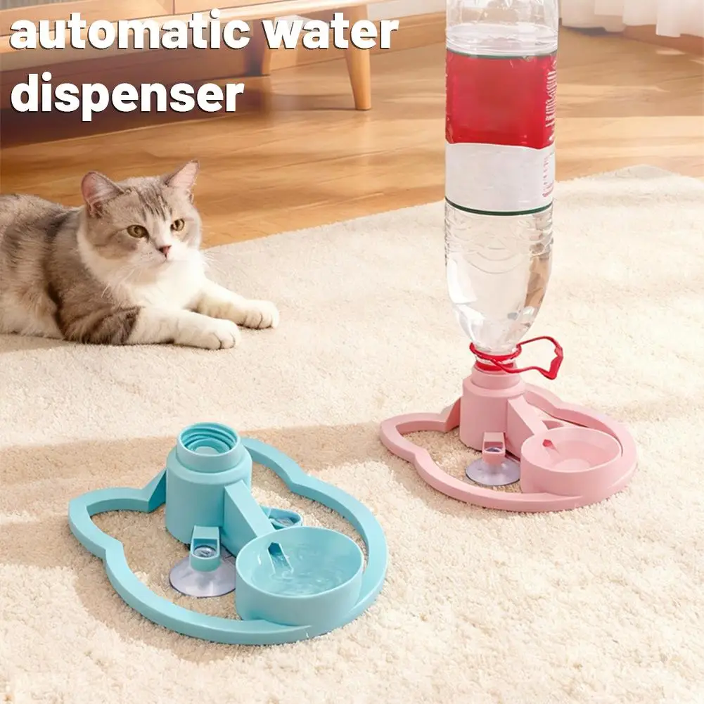 Portable Cat Water Dispenser for Travel, No-Electricity Gravity Fountain with Filter 1005011931777301