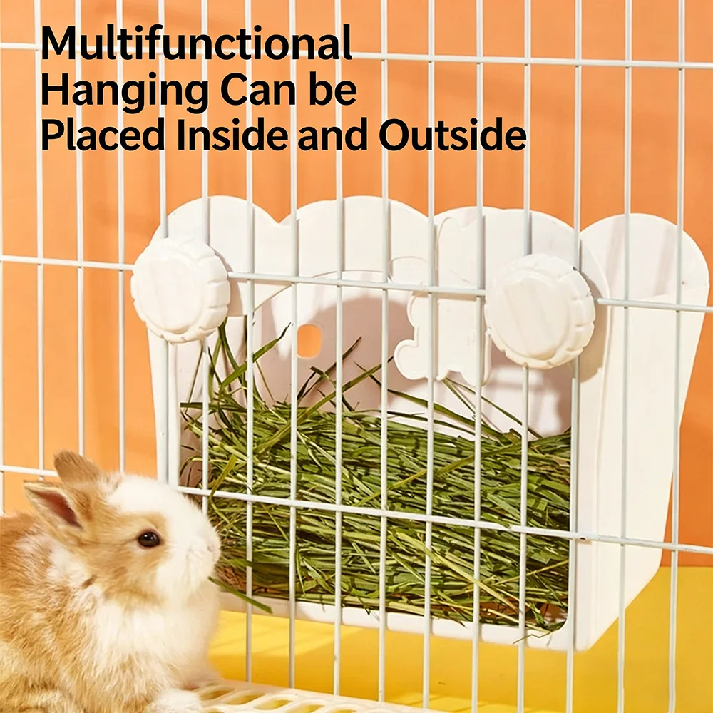 Rabbit Hay Feeder Guinea Pig Rack Feeding Grass Basket Hanging Storage for Ferret Bunny Chinchillas 1005011932846456