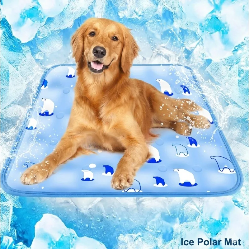 Large Pet Cooling Mat for Summer Heat Relief Reusable Breathable Gel Freeze Panel for Dogs Cats 1005011934594253