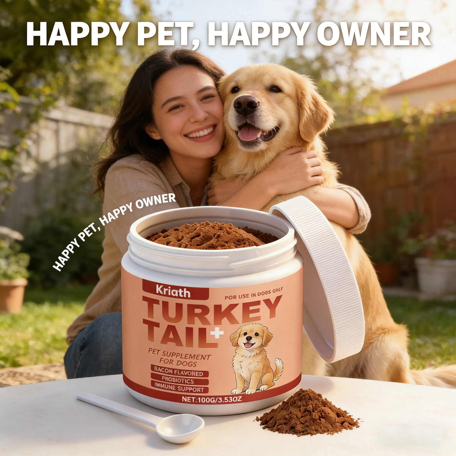Pet Nutritional Supplements Bacon Flavor Promote Intestinal Function Improve Hair Gloss Maintain 1005011934620551