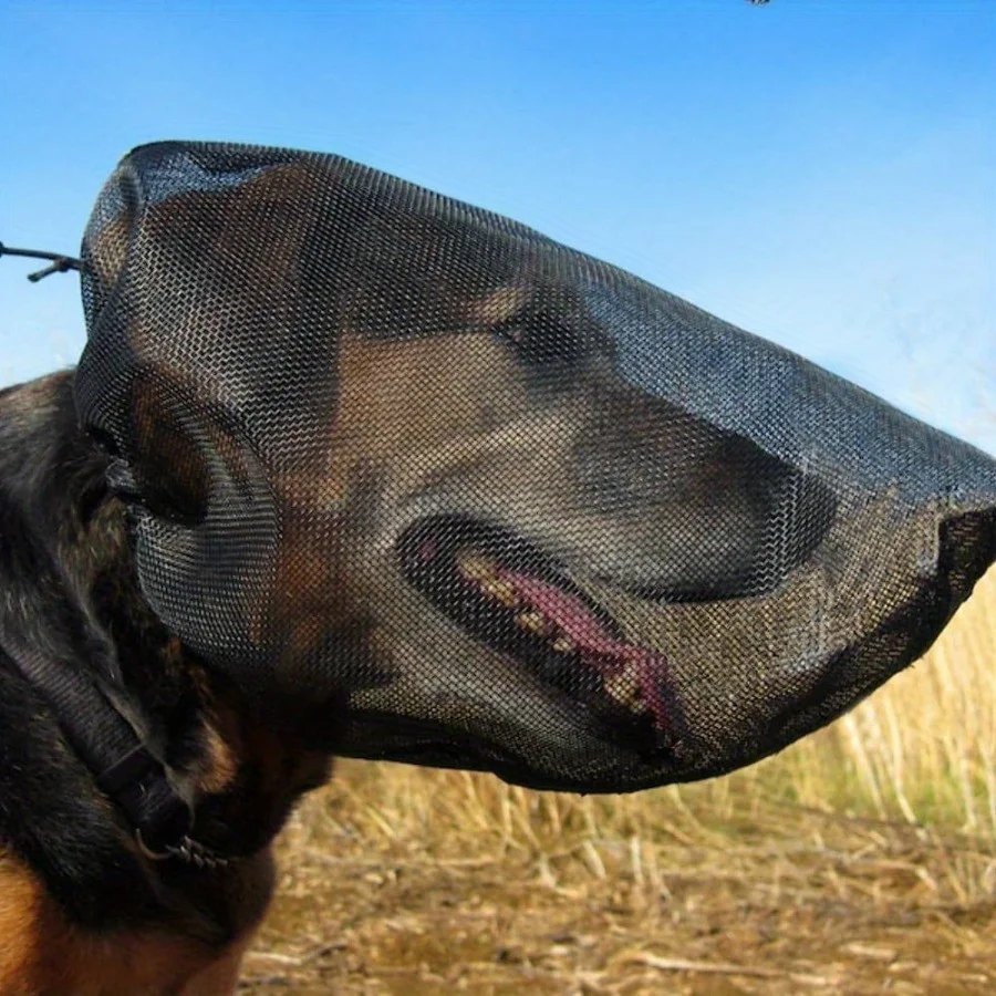 Dog Face Shield Lightweight Mesh Muzzle Cover for Trail Running 1005011937168555