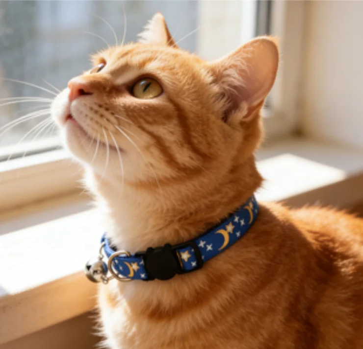 Pet Collar Universal for Cats and Dogs, Adjustable Size, Cute Pattern 1005011937797407