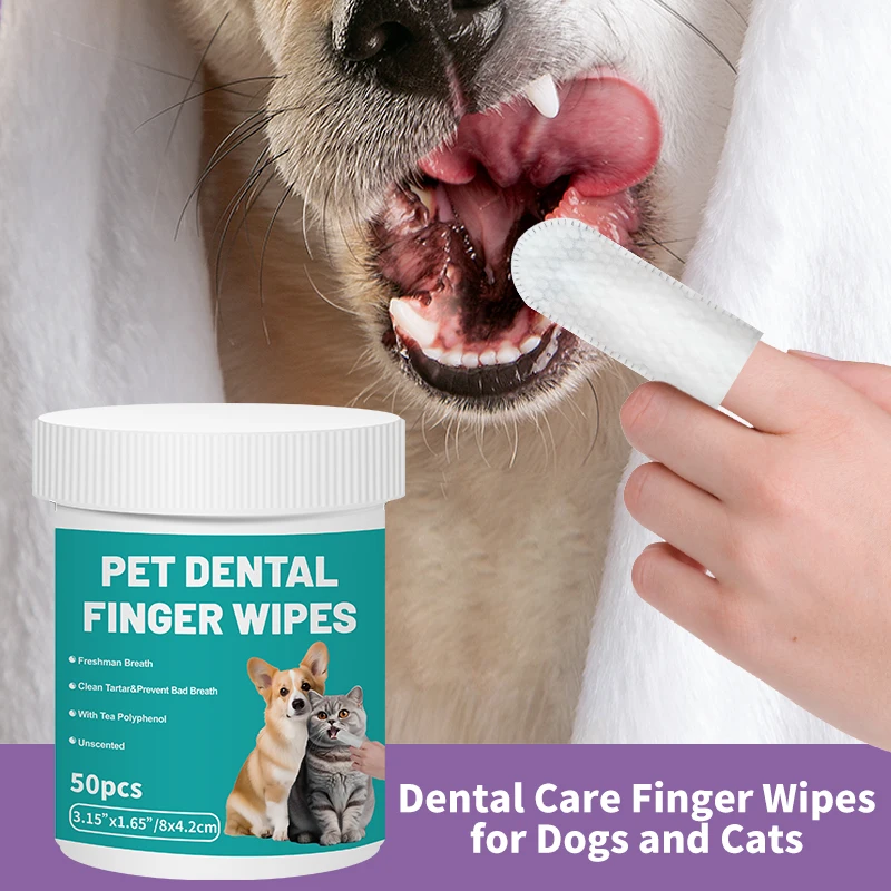 Pet Cleaning Products Disposable Finger Gloves Toothbrush Cats Dogs Teeth Gentle 1005011937799501