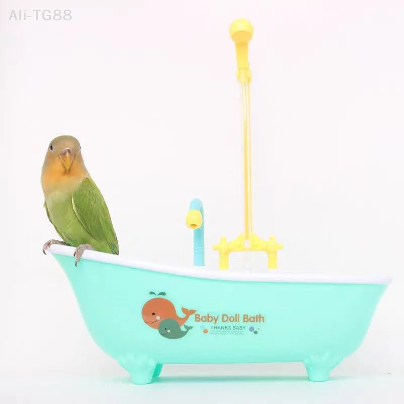 Parrot Bath Tub Toy Bird Pet Supplies Play House Bathroom Accessories 1005011938010291