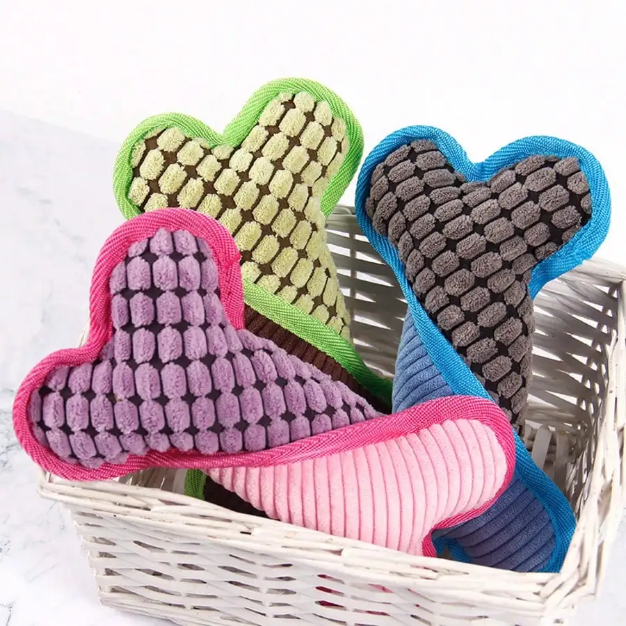 Plush Squeaky Bones Toys, Suitable for Small, Medium and Large Dogs, Stuffed Toys 1005011938075966