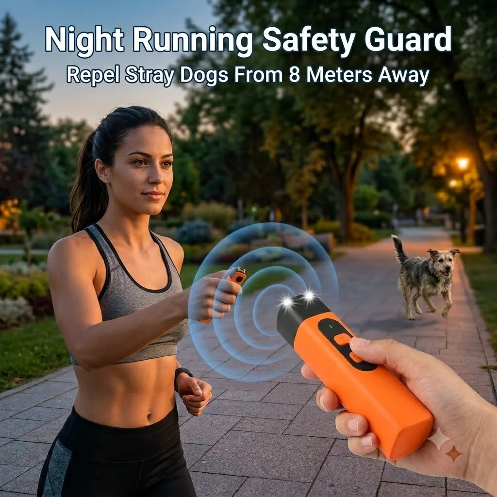 Handheld Portable Ultrasonic Dog Repellent One-Button Multi-Mode Barking Deterrent Outdoor Dog 1005011939784445