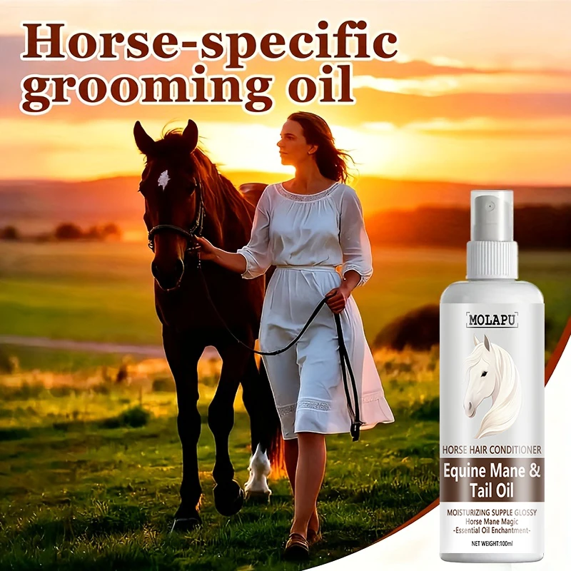 Horse Care Oil, Instant Detangler & Smoothing Mane Conditioner 1005011940039555