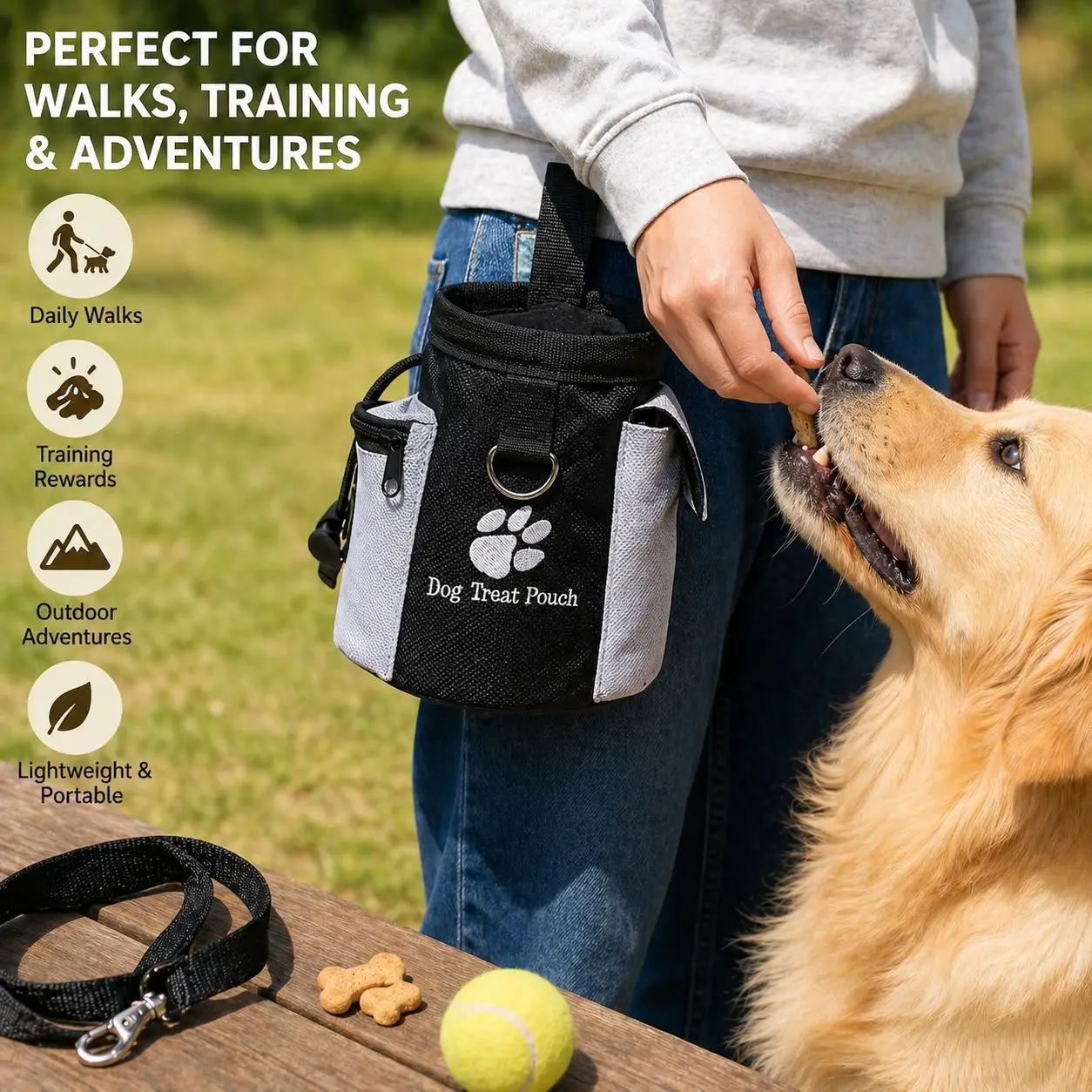 Portable Waterproof Oxford Cloth Dog Treat Training Waist Bag 1005011940273101