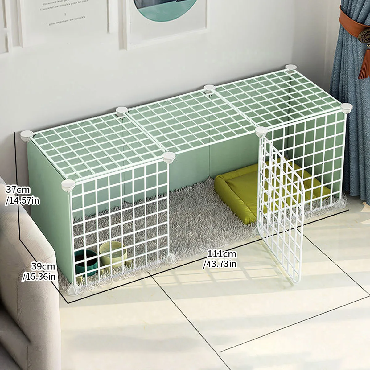 Dog Cage for Small Dogs and Rabbits, Indoor Home Isolation Fence, Dog Fence, Pet Plastic Enclosure 1005011940278538