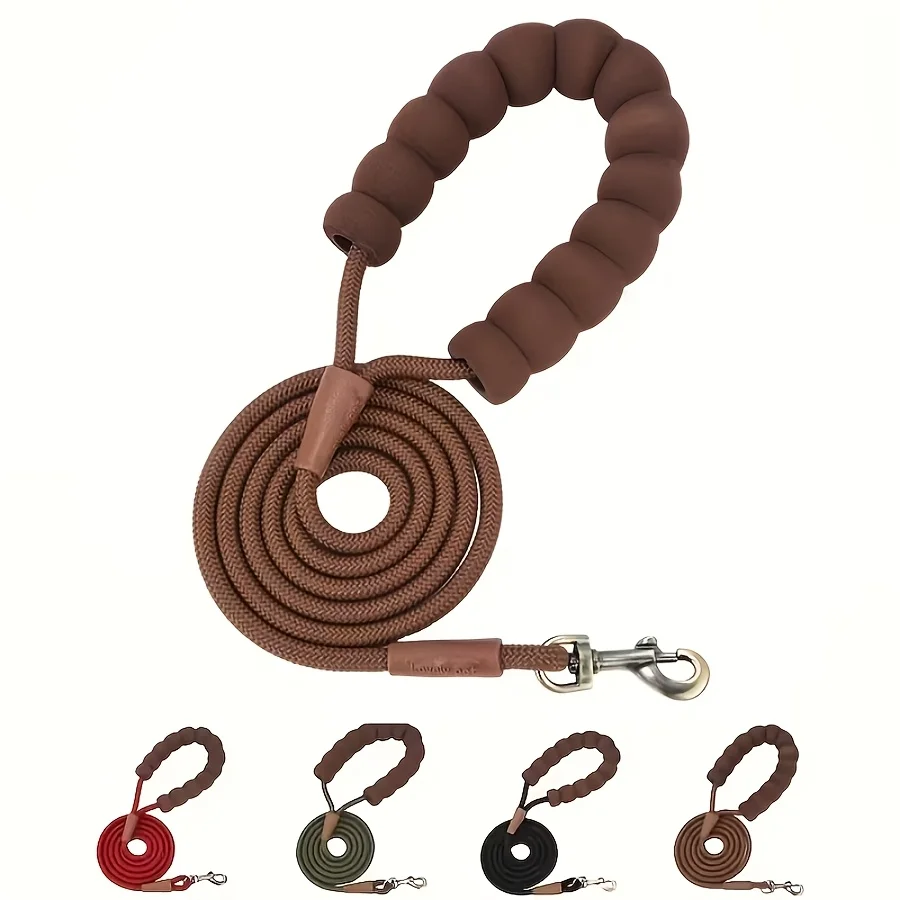 Round Dog Leash • Heavy Duty, Durable Rope for Small, Medium, Lightweight Design for Walking 1005011941380449