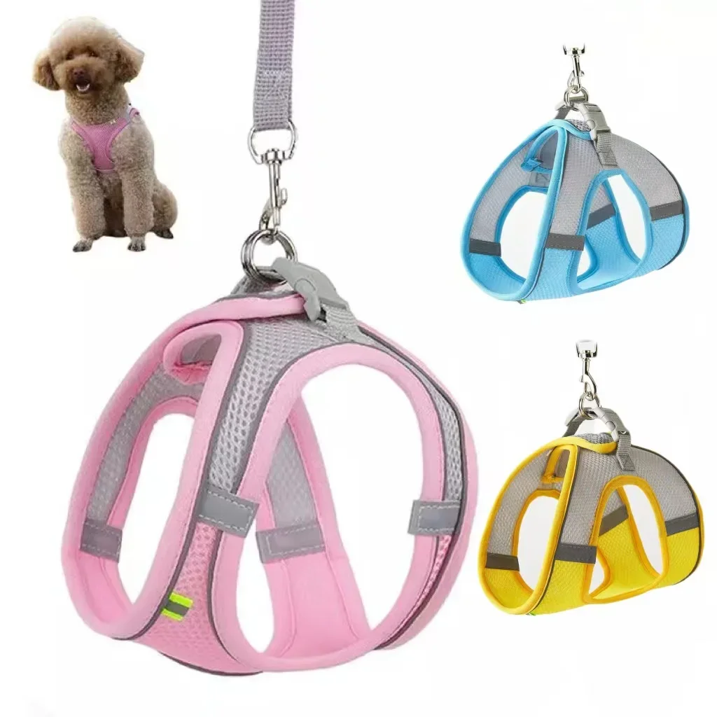 Reflective Dog Harness and Leash Set 1005011942124070