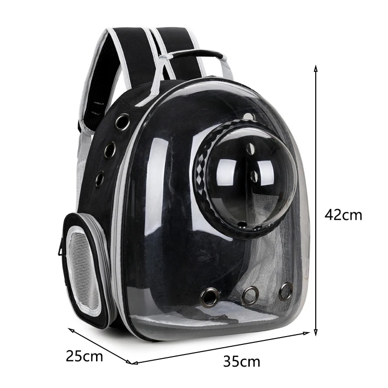 Pet cat carrying bag, pet backpack, breathable portable transparent backpack 1005011942224483