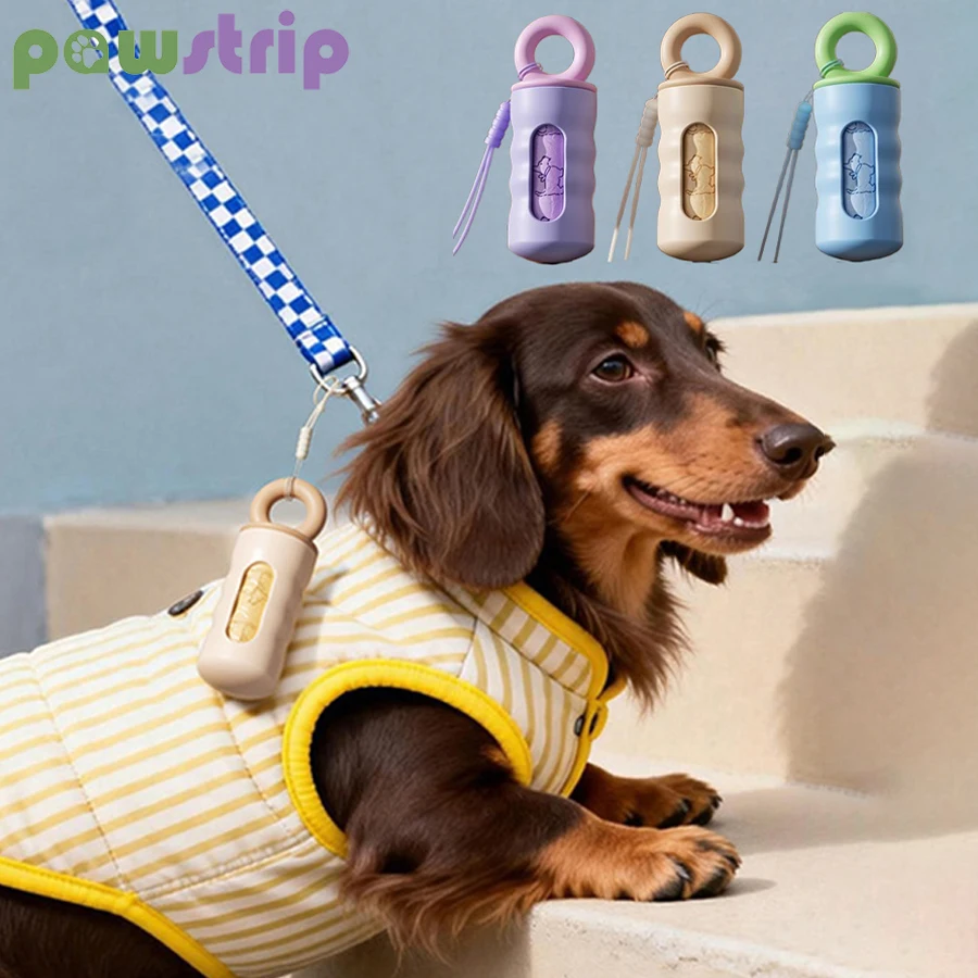 Outdoor Portable Dog Poop Bag Dispenser Stylish Pet Garbage Bag Dispenser for Dogs Cats Pet 1005011945776403