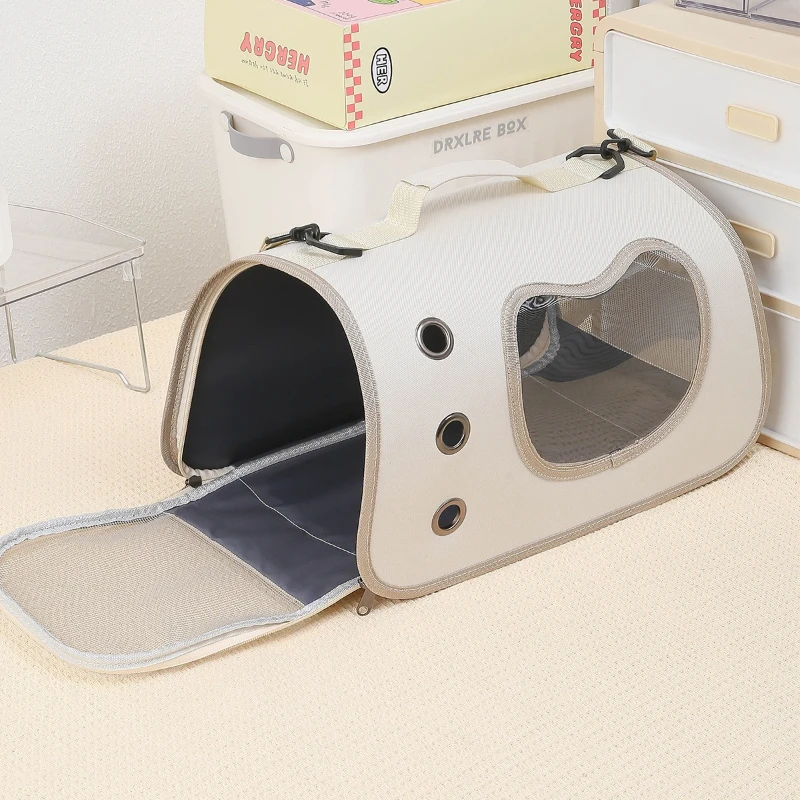 Portable Pet Carrier Bag for Small Dogs Cats Outdoor Foldable Cat Bag Breathable Cat Shoulder Bag 1005011946075505