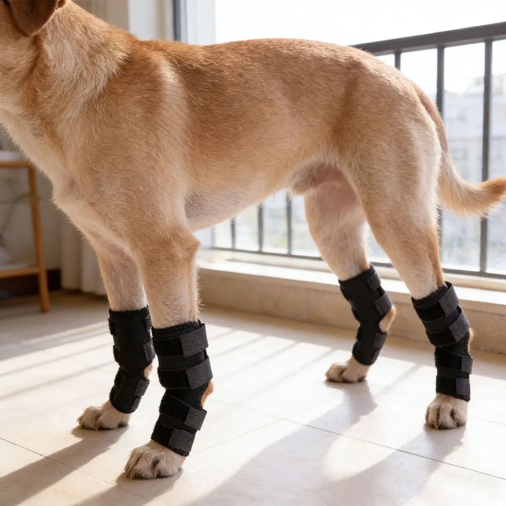 Dog Leg Brace Hock Joint Support Sleeve Prevent Chew Licking Bandage Wrap for Knee Sprains Injury 1005011946307759