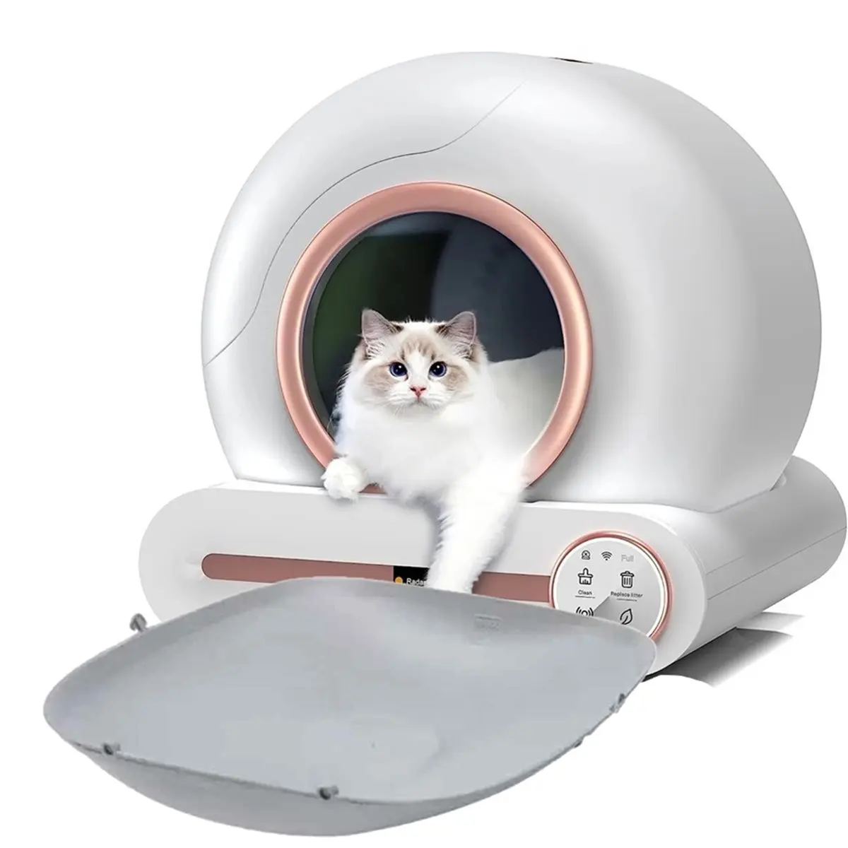 Industrial Tools 1pc Automatic Intelligent Cat Litter Box, Cat Toilet Bottom Support Mat 1005011947697163